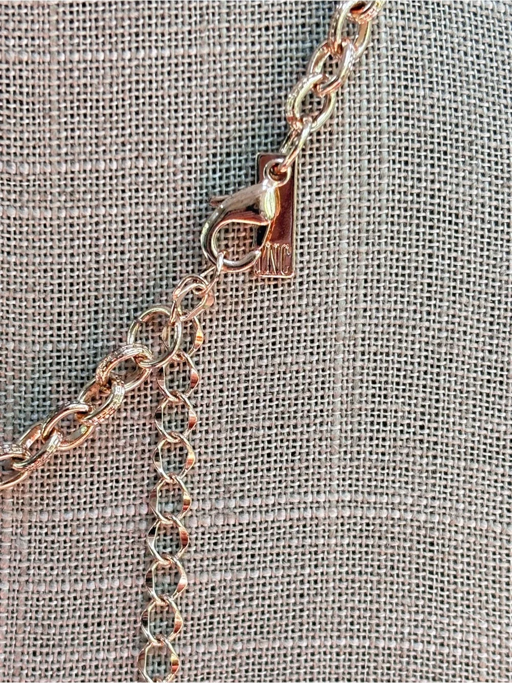 INC Copper Tone Chain Link Necklace